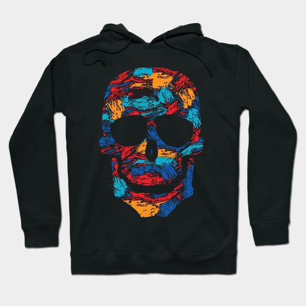 Colorful Skull Hoodie by leodesigns